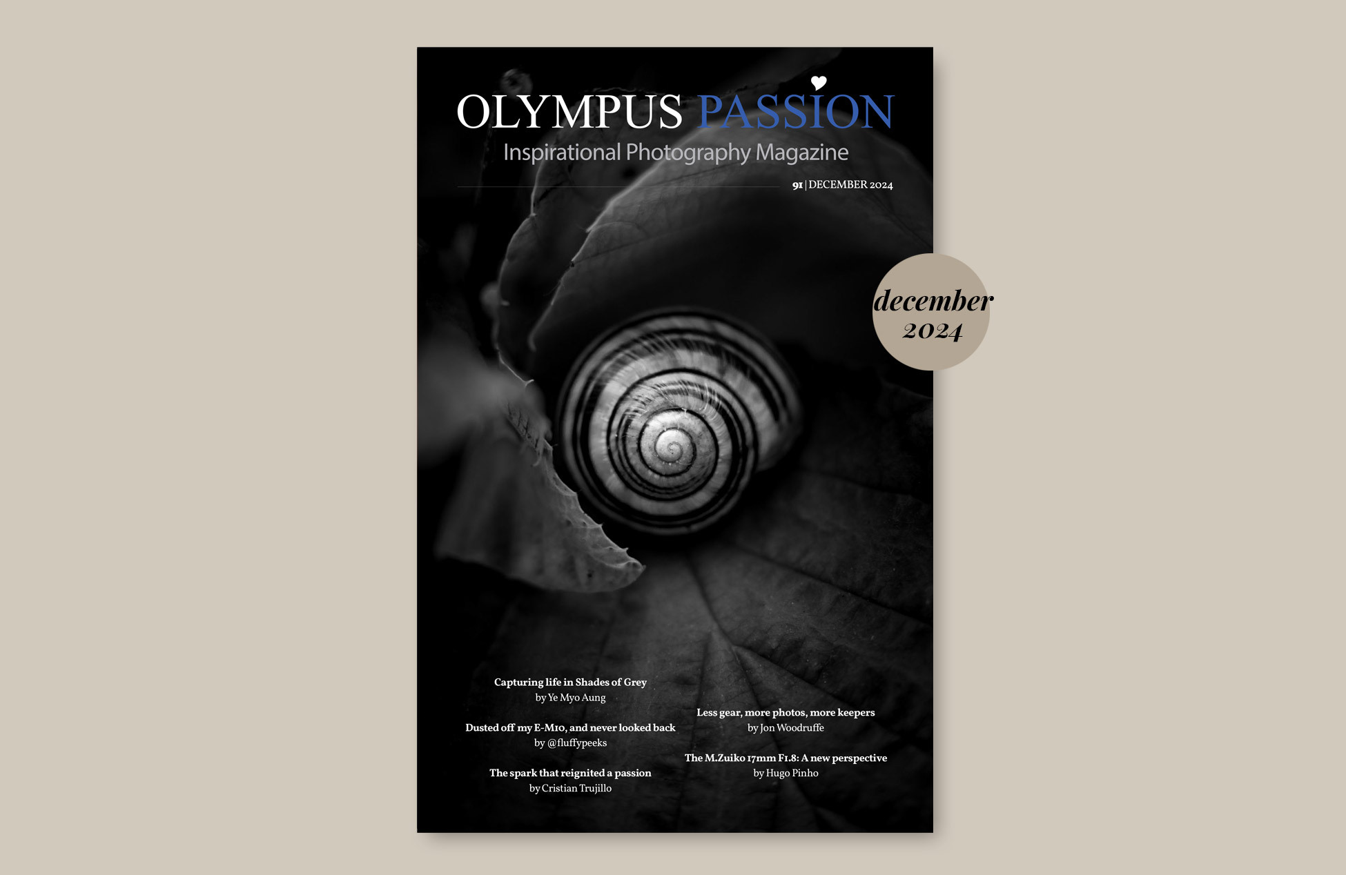 Olympus Passion Photography Magazine – December 2024!